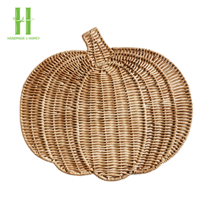 Eco-friendly Rattan Charger <b>Plate</b> Wall Decoration Round Flower Rattan Placemat Home Rattan Table <b>Mats</b> OEM Made In Vietnam - Product Image 3