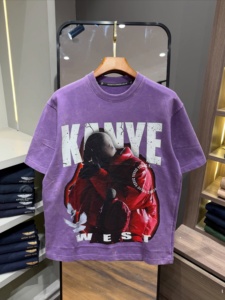 T-shirt unisexe surdimensionné en coton peigné 100% 240 GSM, impression numérique DTG, streetwear, fabrication OEM, t-shirts personnalisés - Product Image 4