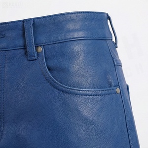 Women High Waist A-Line Faux <b>Leather</b> <b>Mini</b> <b>Skirt</b> Solid Color With Pockets Shiny Design All Seasons Wear - Product Image 5