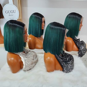 Peluca de Cabello Humano Virgen Vietnamita Liso Largo con Frente de Encaje Doble Trama 5x5 Sin Pegamento con Cierre de Color y Gorra Mediana para Uso en Salón - Product Image 3