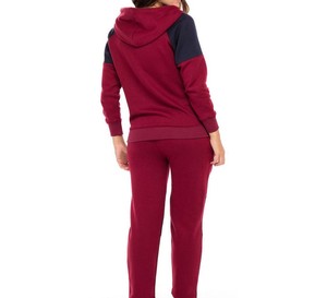 Oferta Especial: Conjuntos Deportivos con Capucha para Mujer, Ropa Urbana de Invierno, 100% Algodón Orgánico, Ligeros, Reversibles, con Logotipo Personalizado Impreso en Felpa - Product Image 5
