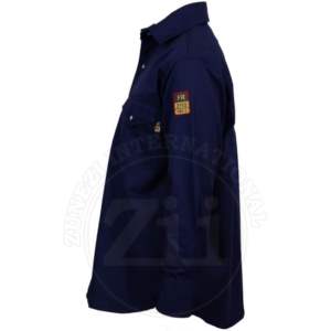 Lona Elástica de Algodón y Spandex de Alta Resistencia, Soldada, Estilo Occidental, Resistente al Agua, NFPA 2112, Personalizada, Manga Larga, Nivel de Protección Contra Vapores FR - Product Image 3