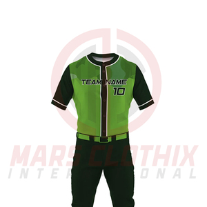 Vêtements d'équipe sportive, uniforme de baseball confortable à coupe régulière, fabrication professionnelle, ensemble d'uniformes de baseball à manches courtes - Product Image 4