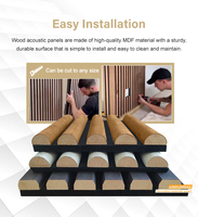 Panneaux MDF de nouvelle conception, placage bois avec film UV, panneau tambour flexible pour décoration intérieure