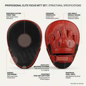 Almohadillas de Boxeo Profesionales Curvas para Entrenamiento de Kickboxing, Muay Thai, MMA y Fitness, Almohadilla de Golpeo con Absorción de Impactos - Product Image 2