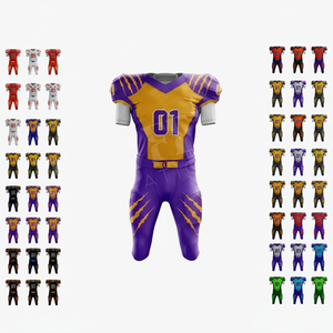 Professional Team Customized Printed Football Uniform Jersey Pants Bundle Durable Sportswear Tournament Matches Football Kit - Product Image 1