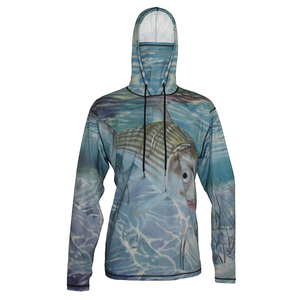 Sudadera con Capucha de Pesca para Hombre, Talla Grande, Protección Solar UPF 50, Manga Larga, para Agua Salada y Dulce - Product Image 3