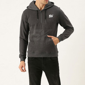 เสื้อฮู้ดดี้ผู้ชายแบบซิปครึ่งตัว OEM ขายดีที่สุด ราคาขายส่ง เสื้อฮู้ดดี้ผู้ชายแบบซิปครึ่งตัว 100% เสื้อฮู้ดดี้ผู้ชายแบบซิปครึ่งตัว - Product Image 5