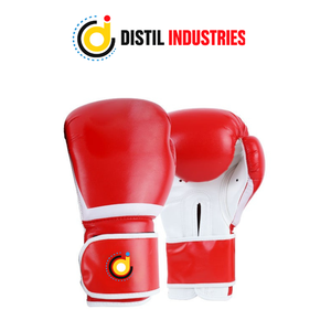 Guantes de Boxeo de Piel Sintética Blanca DISTIL INDUSTRIES con Cordones y Soporte para Muñeca para Adultos, Entrenamiento de Boxeo, MMA, Muay Thai - Product Image 5