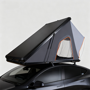 Tente de toit rigide à chargement solaire, légère, ouverture automatique, design en panneaux alvéolaires pour le camping en plein air - Product Image 1