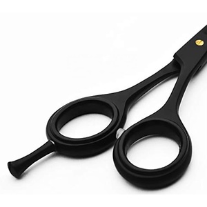 Ciseaux de coiffure professionnels TWEEZEX INTERNATIONAL en acier inoxydable, design 3 doigts, pour droitiers, à bout arrondi, vente en gros - Product Image 2