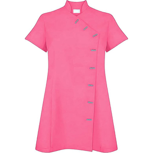 Uniforme de Salón de Belleza para Mujer, Túnica de Esteticista Ajustada, Transpirable, Elástica, con Logotipo Personalizado, Uniforme de Trabajo, Blusa de Esteticista - Product Image 1