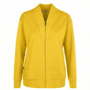 Chaqueta Médica Personalizable al por Mayor para Mujer, con Cierre Frontal, Tela Elástica, Cuello Plano, Bolsillos, Uniforme de Clínica - Product Image 2