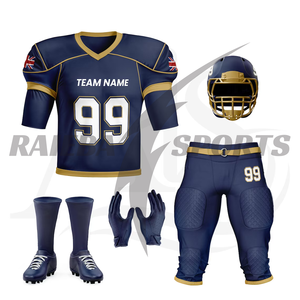 Uniforme de Fútbol Americano Sublimado de Diseño Personalizado, Tela Elástica en Cuatro Direcciones de Primera Calidad que Absorbe el Sudor, Ropa Deportiva para Equipos de Fútbol Americano - Product Image 2