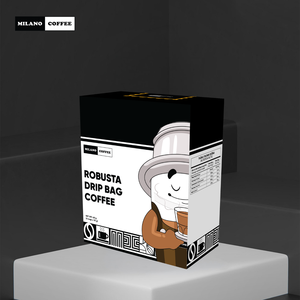 กาแฟโรบัสต้าสำเร็จรูปแบบซองจากเวียดนาม ขายส่ง OEM แบรนด์ส่วนตัว กาแฟมิลาโน - Product Image 2