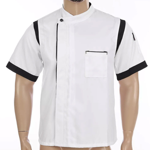 Chaqueta de Chef para Restaurante, Manga Corta, Uniforme de Cocina para Hombre, Uniforme de Hotel, Camisa de Chef, Uniformes para Restaurante y Bar - Product Image 5
