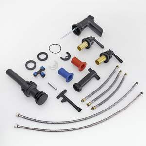 Grifo de baño generalizado ORB de 8 pulgadas, grifo de tocador de fregadero de 3 orificios, drenaje Pop, manija de doble palanca, grifo mezclador de lavabo, grifo manguera Pop - Product Image 6