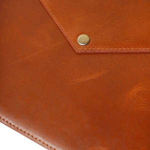 Housse pour ordinateur portable en cuir véritable, motif imprimé, personnalisable avec logo, pour voyages d'affaires - Product Image 6