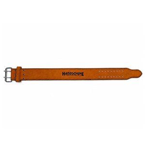 Ceinture de musculation professionnelle en cuir de vachette robuste, à double couture, avec une adhérence solide, pour un entraînement avancé et sécurisé - Product Image 3