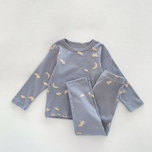 Pyjamas en coton pour enfants, vêtements de nuit doux et confortables pour enfants, vêtements décontractés pour la maison, vêtements de nuit pour garçons et filles, usage quotidien - Product Image 1