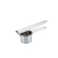 Presse-purée manuel Deluxe Tomatto en acier inoxydable AISI 304 18/10 poli miroir, écologique, avec poignée robuste en fil métallique