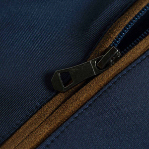 Survêtement bleu marine pour homme à manches longues avec fermeture éclair, col montant, décontracté, respirant, couleur unie, idéal pour l'automne - Product Image 6