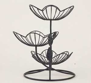 Matt Black Custom made Metal Colored Steel <b>Wire</b> <b>Basket</b> Kitchen Accessories High Selling Decorative Fruit <b>Basket</b> - Product Image 5