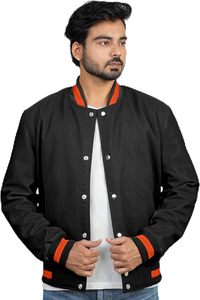 <b>Mens</b> Athletic <b>Varsity</b> <b>Bomber</b> <b>Jacket</b> <b>Mens</b> Streetwear <b>Varsity</b> Letterman <b>Jacket</b> - Product Image 3