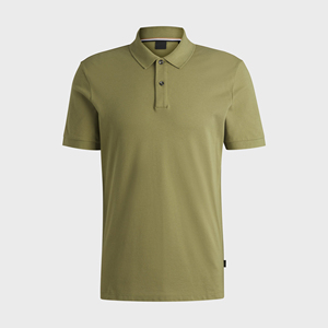 เสื้อโปโลผู้ชายแบบแห้งเร็ว เสื้อโปโลแขนสั้นผ้าฝ้ายสำหรับผู้ชาย - Product Image 1