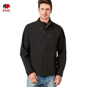 Chaqueta Softshell de Diseño Personalizado Ryan Pro Gear para Hombre, Tejido Transpirable, Cierre de Cremallera con Logotipo Personalizado - Product Image 4