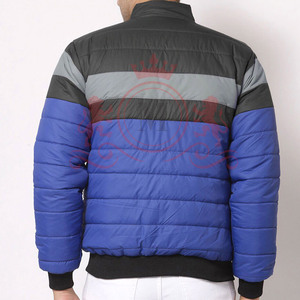 <b>Light</b> Comfort Puffer Jacket Warm Outerwear Smooth <b>Shell</b> High Collar Full Zip Easy Layering For Men - Product Image 4