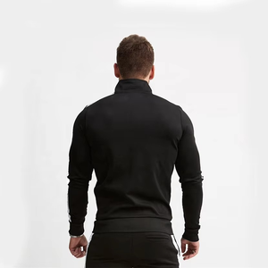 Ensemble de survêtement deux pièces pour homme, de haute qualité, imprimé, pour l'entraînement hivernal, la gym et le sport, avec pantalon personnalisé en polaire respirant pour le jogging - Product Image 3