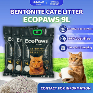รับผลิตแบบ OEM/ODM ขายส่งทรายแมวเบนโทไนต์ Ecopaws สูตรจับตัวเป็นก้อนแข็ง ฝุ่นน้อย ควบคุมกลิ่นได้ดี ทรายแมวจากดินธรรมชาติ - Product Image 2