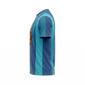 T-shirt de course pour hommes en gros, séchage rapide, respirant, vêtement de sport, logo personnalisé, léger, pour la gym et le fitness - Product Image 3