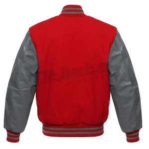 Chaqueta de Invierno Cálida y Cómoda para Hombre, con Mangas de Cuero, Estilo Letterman, Resistente al Viento, a un Precio Razonable - Product Image 2