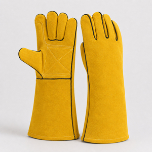 Premium Leather Work <b>Gloves</b> Offer Reliable Palm Protection Flexible Movement And <b>Long</b> Lasting Comfort For Daily Tasks - Product Image 4
