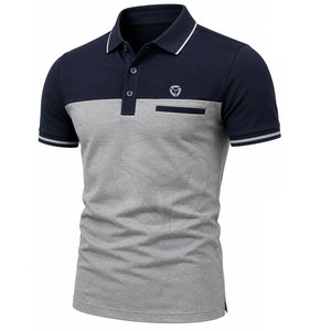 Polos élégants pour hommes, tissu doux et résistant, col au design soigné, parfaits pour la salle de sport, les tenues décontractées et les tenues élégantes au quotidien. - Product Image 5