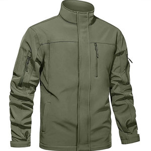100% Polyester Workout Windproof Zipper Softshell <b>Jackets</b> Winter Hiking Nylon Collar Softshell Waterproof Softshell <b>Jackets</b> - Product Image 6