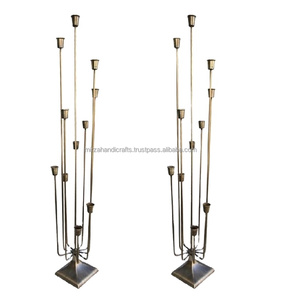 Los mejores candelabros múltiples clásicos hechos de metal con buen uso de alta calidad en el hogar, hotel, restaurante, oficina, bodas, decoración - Product Image 1