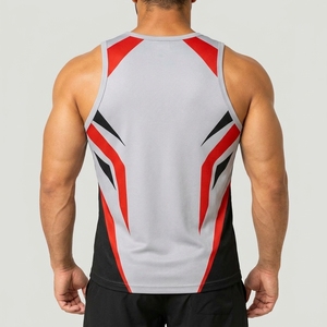 Débardeurs de sport pour hommes, flexibles, doux, durables, confortables et performants, pour l'été et la salle de sport. - Product Image 2