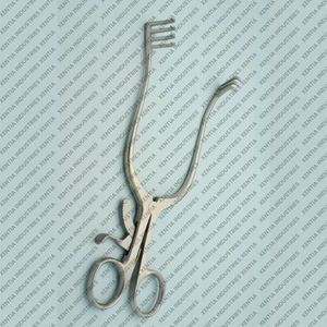 Retractor Weitlaner Reutilizable de Grado OR con 3×4 Puntas Afiladas, Retractor Quirúrgico, Instrumentos Quirúrgicos Ortopédicos - Product Image 4