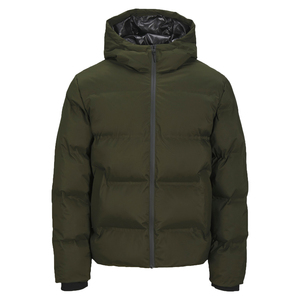 Abrigo de Plumón de Invierno para Hombre con Logotipo Personalizado, con Capucha, Acolchado, Talla Grande, Grueso, Cálido, Estilo Burbuja, Cortavientos - Product Image 2