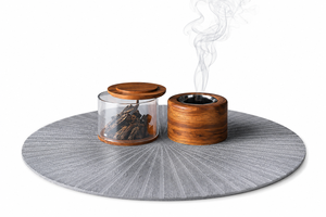 Quemador de Incienso Acrílico con Tapa Metálica Decorativa, Difusor de Aromaterapia, Hecho a Mano, Ecológico, para Todas las Estaciones, Incienso Árabe - Product Image 4