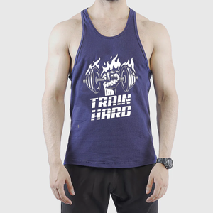 Débardeurs de fitness personnalisés en coton/bambou pour hommes et garçons – Maillots de musculation de haute qualité, séchage rapide, respirants, style urbain, grandes tailles - Product Image 1
