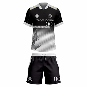 Premium Quality Wholesale Soccer Team Uniform Custom Football Jersey Kit Breathable Polyester Sublimation Manufacturer - Product Image 4