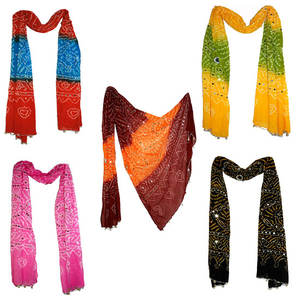 Écharpe bandage hani en coton, foulard de couleur noire et rouge - Product Image 1