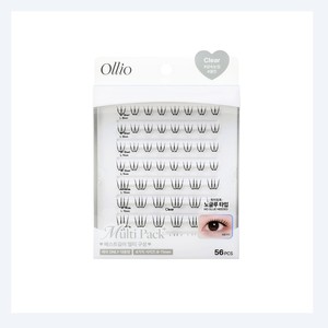 Extensions de cils magnétiques Ollio sans colle, multi-pack transparent, fabriqué en Corée, faux cils magnétiques - Product Image 2