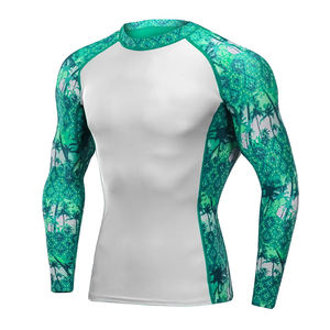 Haut de compression unisexe personnalisé à manches longues pour le surf et la plongée, protection UV, respirant, écologique, séchage rapide - Product Image 3