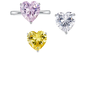 Anillos de Piedras Preciosas Cuadradas Personalizados con Excelente Relación Calidad-Precio, Hechos a Mano con Circonita Cúbica Amarilla, Plata de Ley 925, Alta Calidad para Bodas - Product Image 1