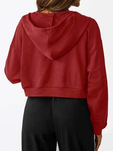 Nouveaux sweats à capuche pour femmes, élégants, bon marché, très vendus, hiver, coupe courte, grande taille, respirants, haute qualité - Product Image 5